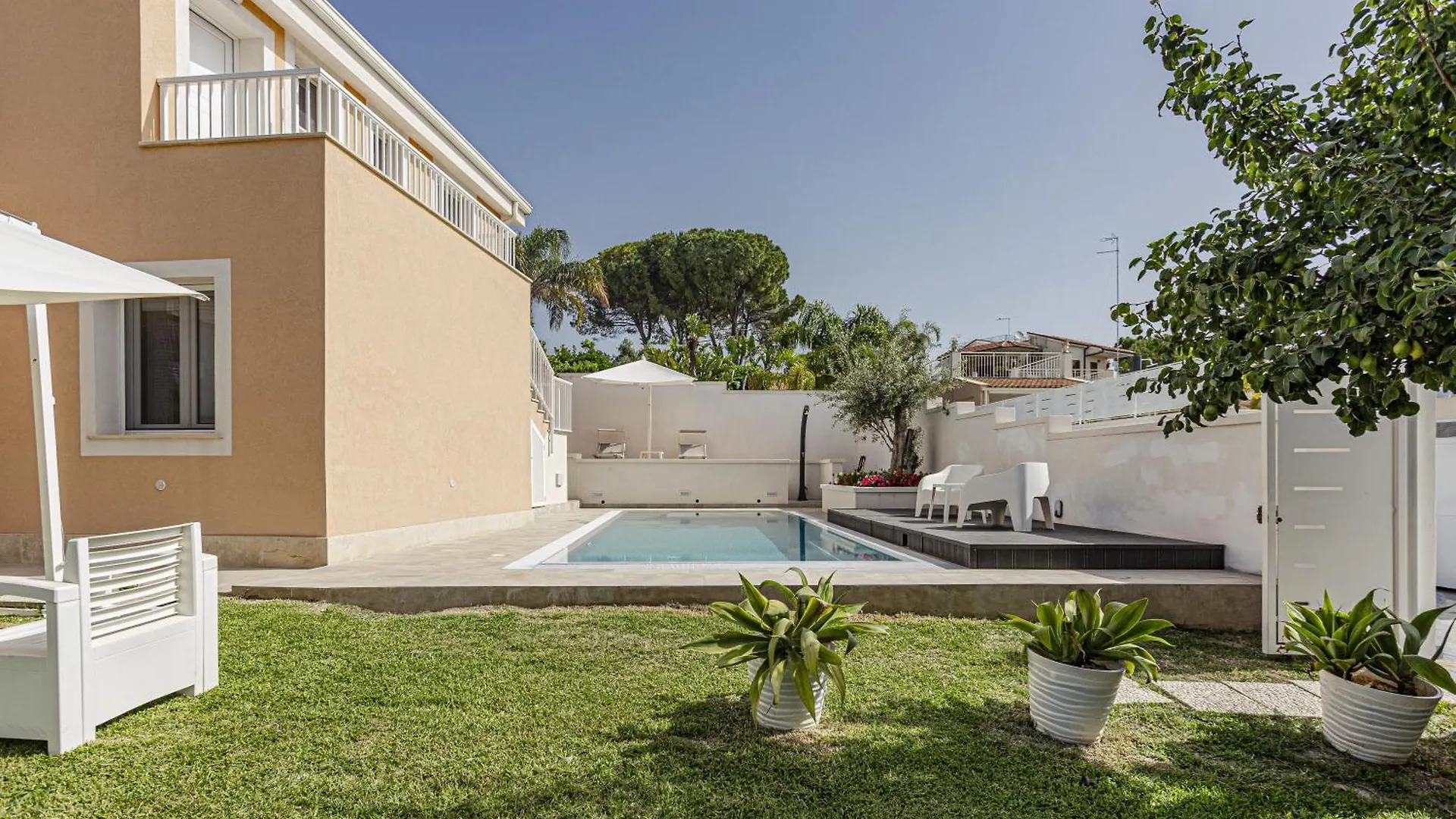 Luxury Villa Urania With Pool - Stella Del Mare Fontanebianche Fontane Bianche